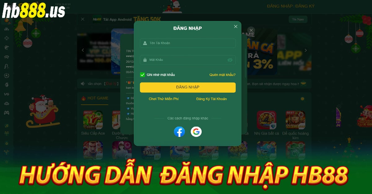 Hướng dẫn quy trình đăng nhập Hb88 đơn giản